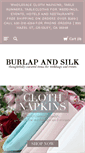 Mobile Screenshot of burlapandsilk.com